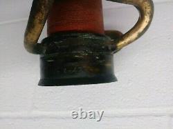 Vintage Brass W. D. ALLEN MFG. CO. Chicago Fire Hose Nozzle 30 Long