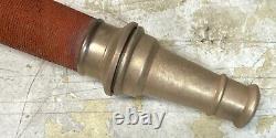 Vintage Brass W. D. Allen 30 Fire Hose Nozzle 11-17-59
