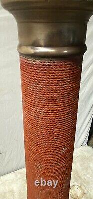 Vintage Brass W. D. Allen 30 Fire Hose Nozzle 11-17-59