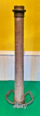 Vintage Brass Wrapped 26 Seco Detroit 1968 Dual Handle Fire Hose Nozzle