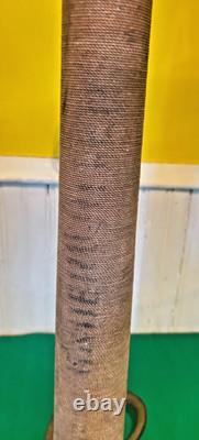 Vintage Brass Wrapped 26 Seco Detroit 1968 Dual Handle Fire Hose Nozzle