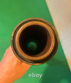 Vintage Brass Wrapped 26 Seco Detroit 1968 Dual Handle Fire Hose Nozzle