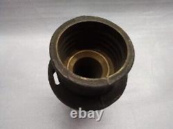 Vintage Bronze Fire Hose Nozzle with Bronze Fitting