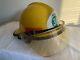 Vintage Cairns & Bros Fire Fighter Helmet Rescue N660c With Shield, Cloth Liner