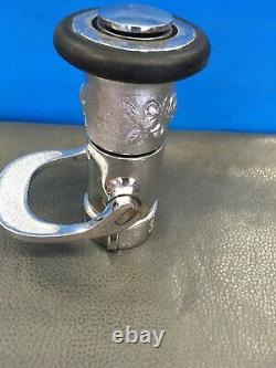 Vintage Chrome Santa Rosa B 4 11/2 In. Lever Shut Off Fire Nozzle