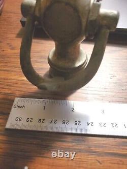 Vintage D. A. Woodhouse New York Bronze Brass Fire Hose Nozzle Shut-Off Handle 9