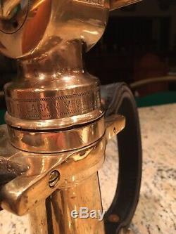 Vintage D. Larkin Mfg. Dayton Ohio U. S. A. 2 1/2 In. Brass Fire Nozzle