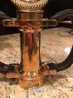 Vintage D. Larkin Mfg. Dayton Ohio U. S. A. 2 1/2 In. Brass Fire Nozzle