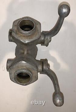 Vintage Desco Fire Hydrant Hose Wye Splitter