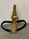 Vintage Elkhart 16.25 Solid Brass Double Handle Fire Hose Nozzle