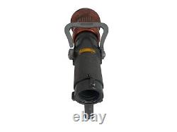 Vintage ELKHART BRASS CHIEF FIRE HOSE NOZZLE FOG FLUSH STAINLESS STEEL 33677