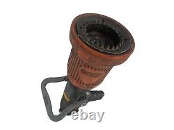 Vintage ELKHART BRASS CHIEF FIRE HOSE NOZZLE FOG FLUSH STAINLESS STEEL 33677