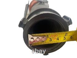 Vintage ELKHART BRASS CHIEF FIRE HOSE NOZZLE FOG FLUSH STAINLESS STEEL 33677