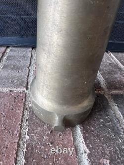 Vintage ELKHART BRASS H MFG CO FIRE NOZZLE Fireman Antique 2.250