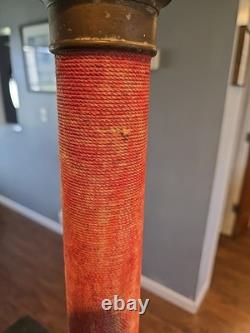 Vintage ELKHART BRASS MFG CO FIRE NOZZLE 30 FIREFIGHTER