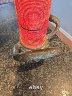 Vintage ELKHART BRASS MFG CO FIRE NOZZLE 30 FIREFIGHTER