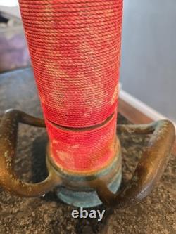 Vintage ELKHART BRASS MFG CO FIRE NOZZLE 30 FIREFIGHTER