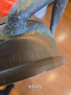 Vintage ELKHART BRASS MFG CO FIRE NOZZLE 30 FIREFIGHTER