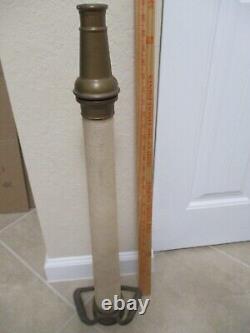 Vintage ELKHART Bass Fire Hose Nozzle Playpipe (Swivel Handle) A+ Condition