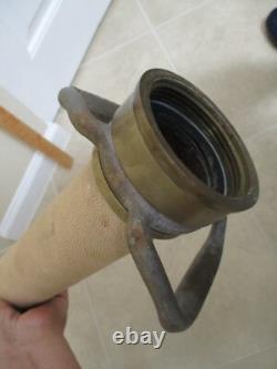 Vintage ELKHART Bass Fire Hose Nozzle Playpipe (Swivel Handle) A+ Condition
