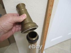 Vintage ELKHART Bass Fire Hose Nozzle Playpipe (Swivel Handle) A+ Condition