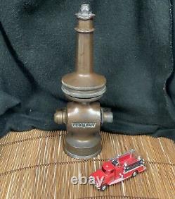 Vintage Elkart Brass Mfg. Co Chief Fire Hose Nozzle Great Original Condition