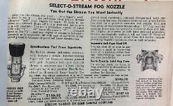 Vintage Elkhart 1 1/2 Chromium Select-O-Matic Fog Fire Nozzle