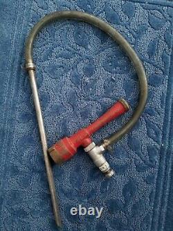 Vintage Elkhart 241 Brass Fire Hose Foam In-Line Eductor 95 GPM Nozzle Complete