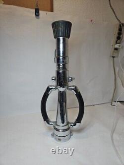 Vintage Elkhart Brass CN 138 Fire Nozzle Dual Handle Shut Off Valve Untested