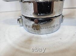 Vintage Elkhart Brass CN 138 Fire Nozzle Dual Handle Shut Off Valve Untested
