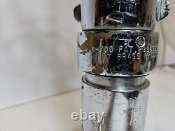 Vintage Elkhart Brass CN 138 Fire Nozzle Dual Handle Shut Off Valve Untested