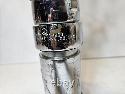 Vintage Elkhart Brass CN 138 Fire Nozzle Dual Handle Shut Off Valve Untested