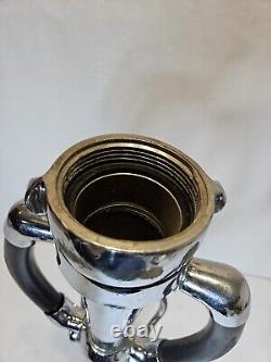 Vintage Elkhart Brass CN 138 Fire Nozzle Dual Handle Shut Off Valve Untested