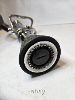 Vintage Elkhart Brass CN 138 Fire Nozzle Dual Handle Shut Off Valve Untested