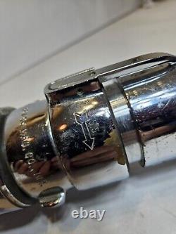 Vintage Elkhart Brass CN 138 Fire Nozzle Dual Handle Shut Off Valve Untested