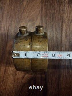 Vintage Elkhart Brass Co Fire Hose Brass Couplers Female Adapter