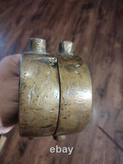 Vintage Elkhart Brass Co Fire Hose Brass Couplers Female Adapter