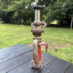 Vintage Elkhart Brass Co. Fire Nozzle Indiana Firefighter Fire Department 17