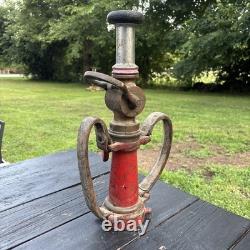 Vintage Elkhart Brass Co. Fire Nozzle Indiana Firefighter Fire Department 17