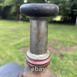 Vintage Elkhart Brass Co. Fire Nozzle Indiana Firefighter Fire Department 17