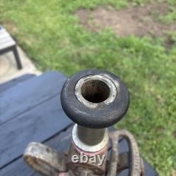 Vintage Elkhart Brass Co. Fire Nozzle Indiana Firefighter Fire Department 17