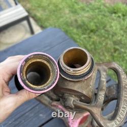 Vintage Elkhart Brass Co. Fire Nozzle Indiana Firefighter Fire Department 17