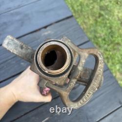 Vintage Elkhart Brass Co. Fire Nozzle Indiana Firefighter Fire Department 17