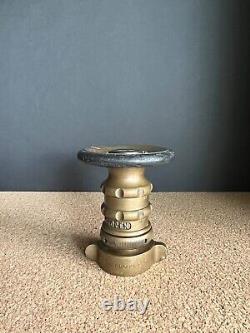 Vintage Elkhart Brass Fire Hose Nozzle