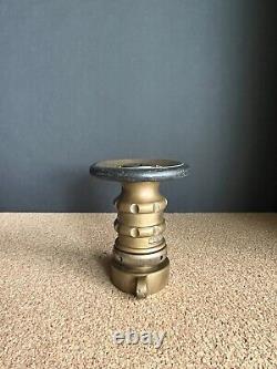 Vintage Elkhart Brass Fire Hose Nozzle