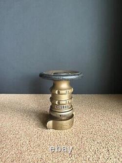 Vintage Elkhart Brass Fire Hose Nozzle