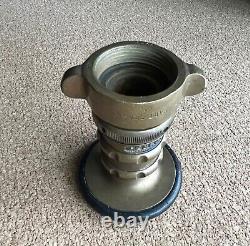 Vintage Elkhart Brass Fire Hose Nozzle