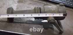 Vintage Elkhart Brass Fire Hose Nozzle 1/2 (862)