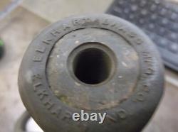 Vintage Elkhart Brass Fire Hose Nozzle 1/2 (862)