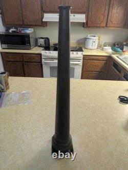 Vintage Elkhart Brass Fire Hose Nozzle 21 Solid Brass, 7.6 lbs